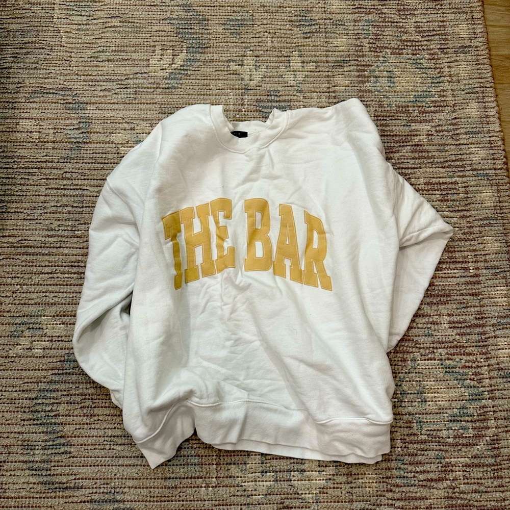 The BAR varsity crew neck sweatshirt in 2xl. Used in good condition.